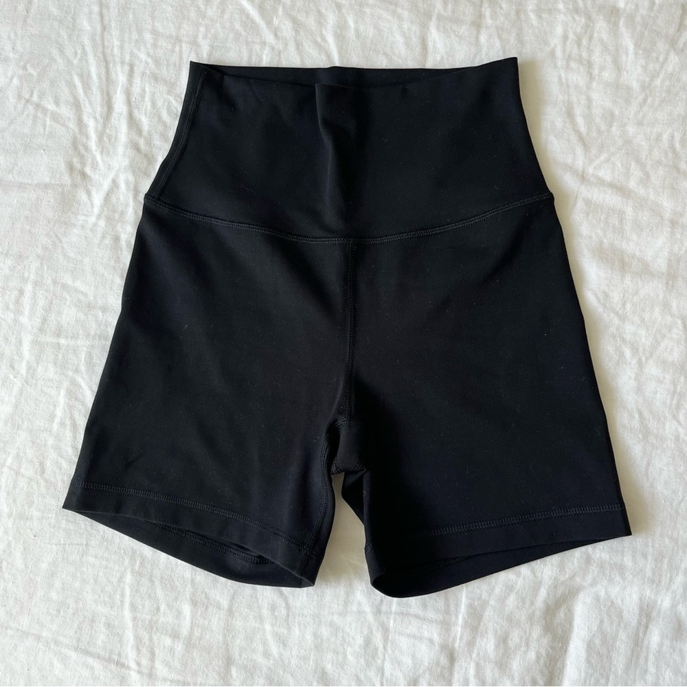 Black bike shorts